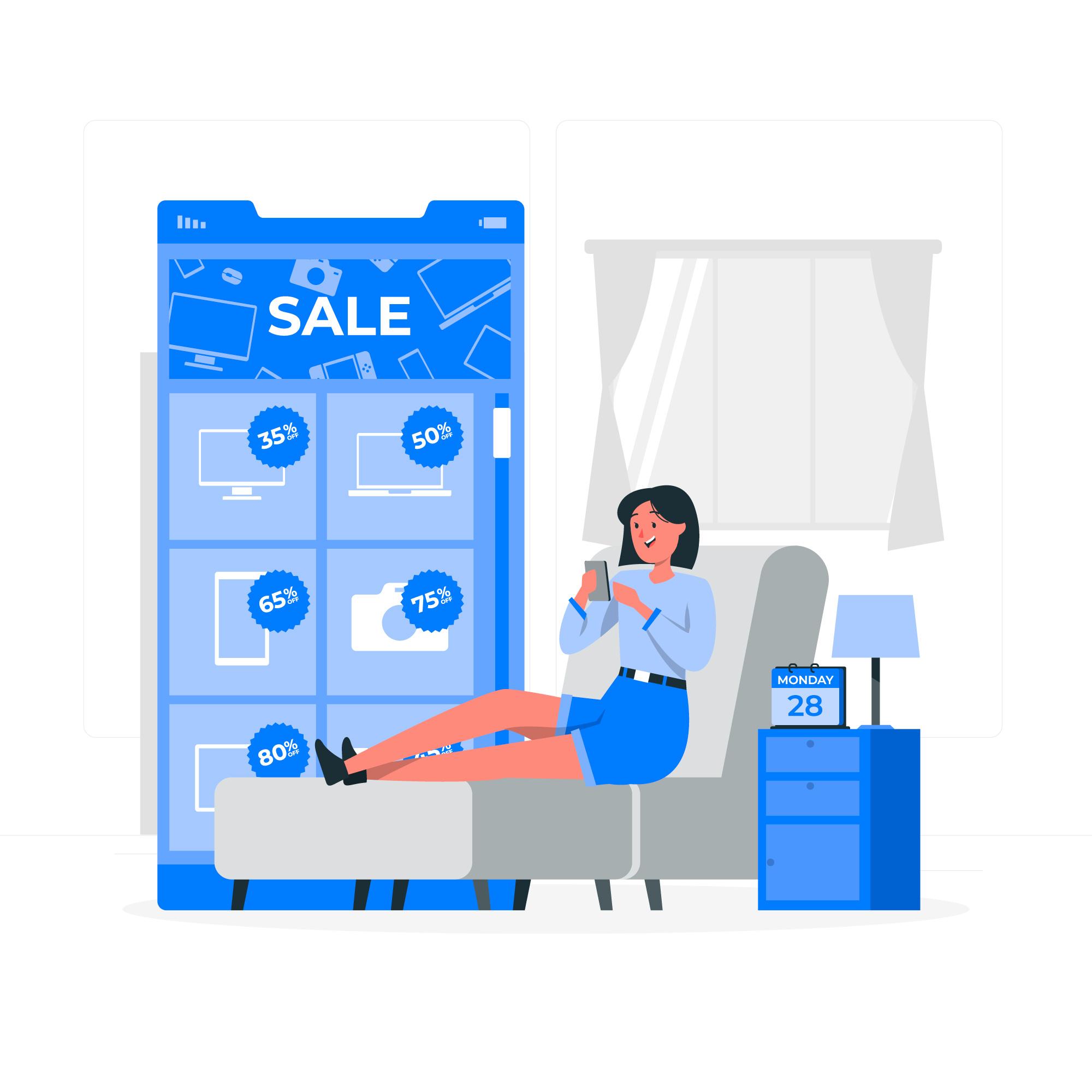 Immagine che mostra al lettore il concetto di Consulenza SEO Ecommerce Concept