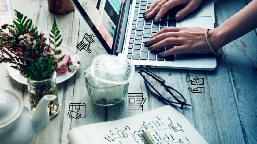 Immagine che mostra al lettore il concetto di Content Marketing per Ecommerce
