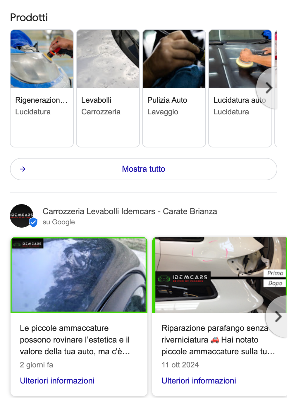Pubblicazioni su Google Maps