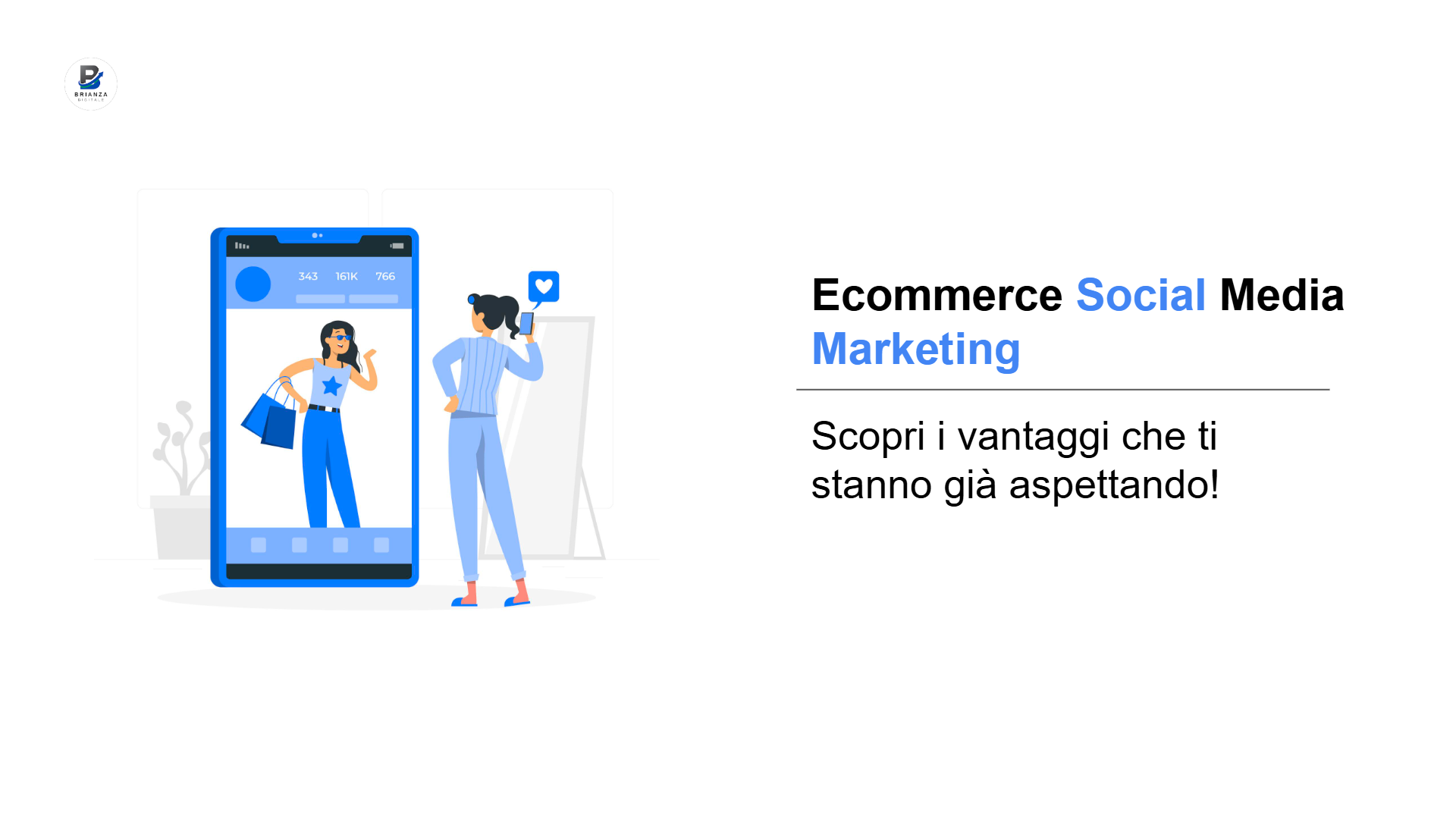 Immagine che illustra al lettore l'argomento dei prossimo paragrafo, i Vantaggi dell'Ecommerce Social Media Marketing