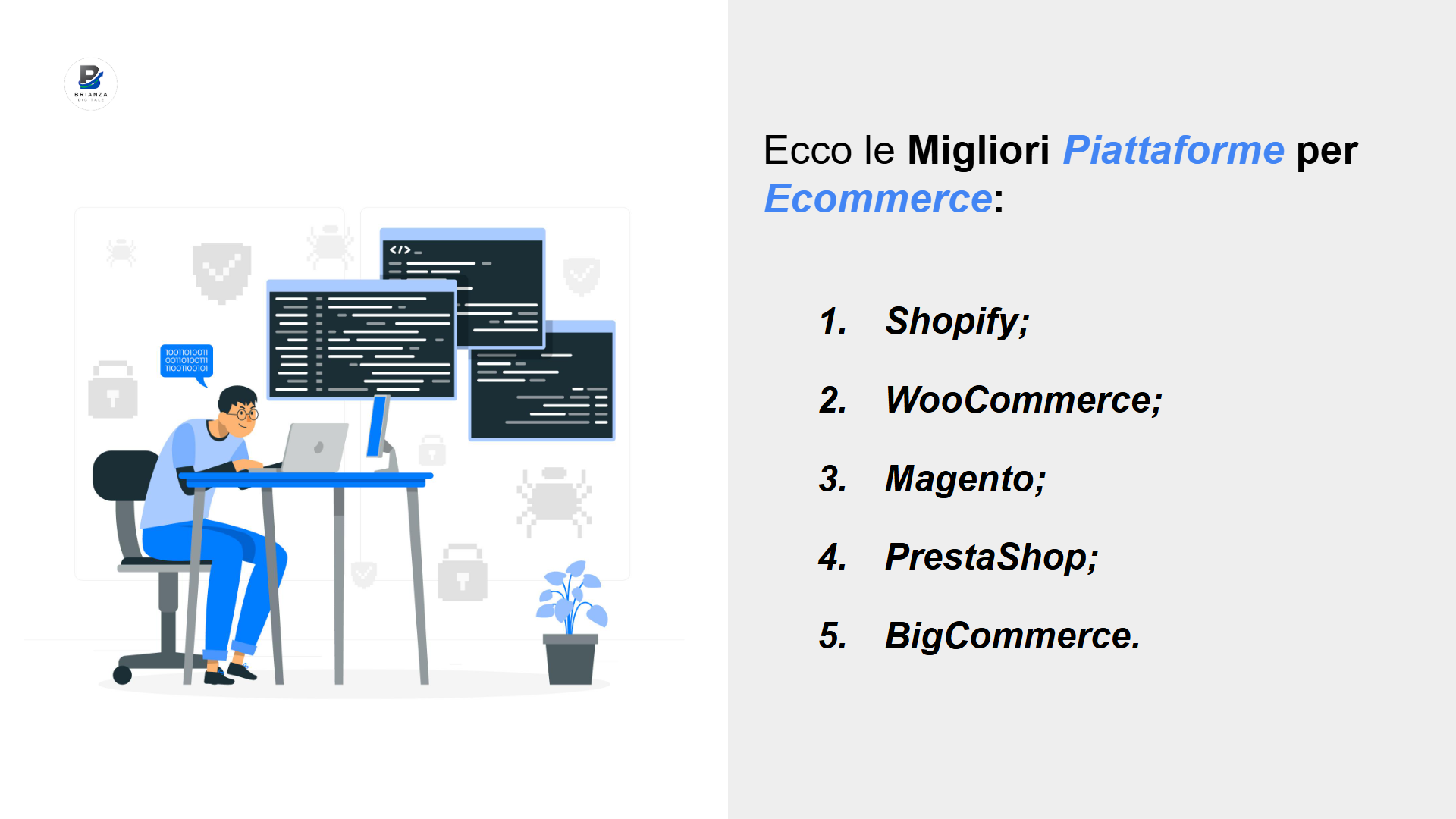 Elenco delle migliori piattaforme per Ecommerce