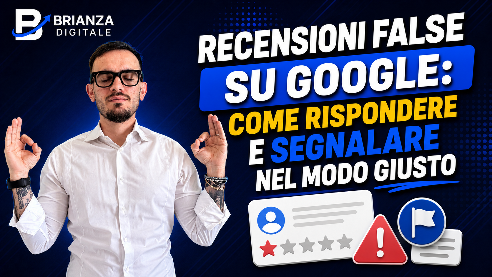 recensione falsa su Google Maps per attività in Brianza