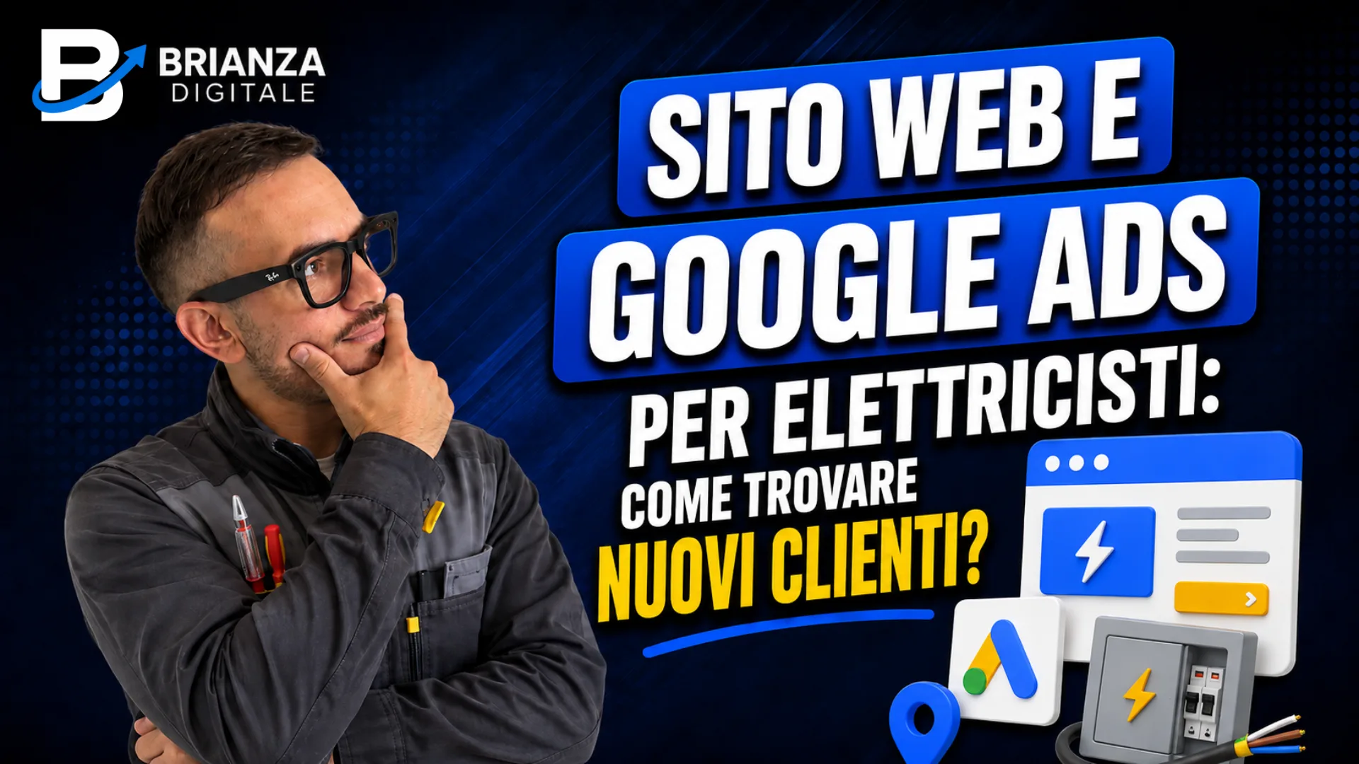 sito web e Ads per elettricisti in Brianza