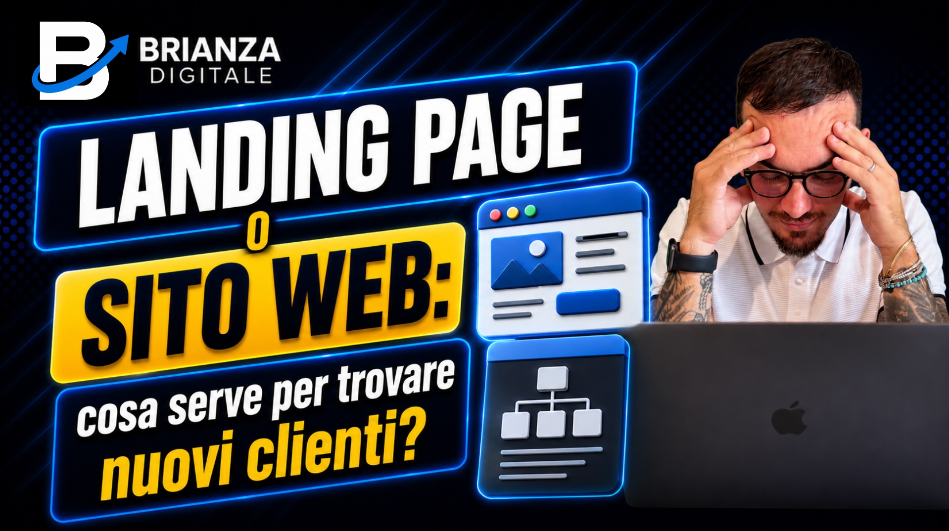 landing page o sito web per trovare clienti online
