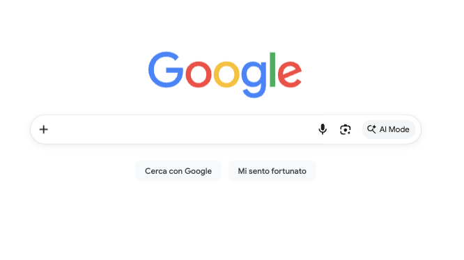 Interfaccia di ricerca Google